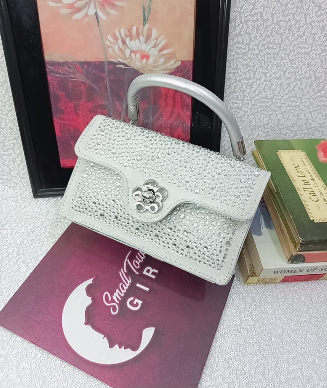 Modern PU Leather Mini Handbag – 6x8 Inch | Trendy Colors (B135)