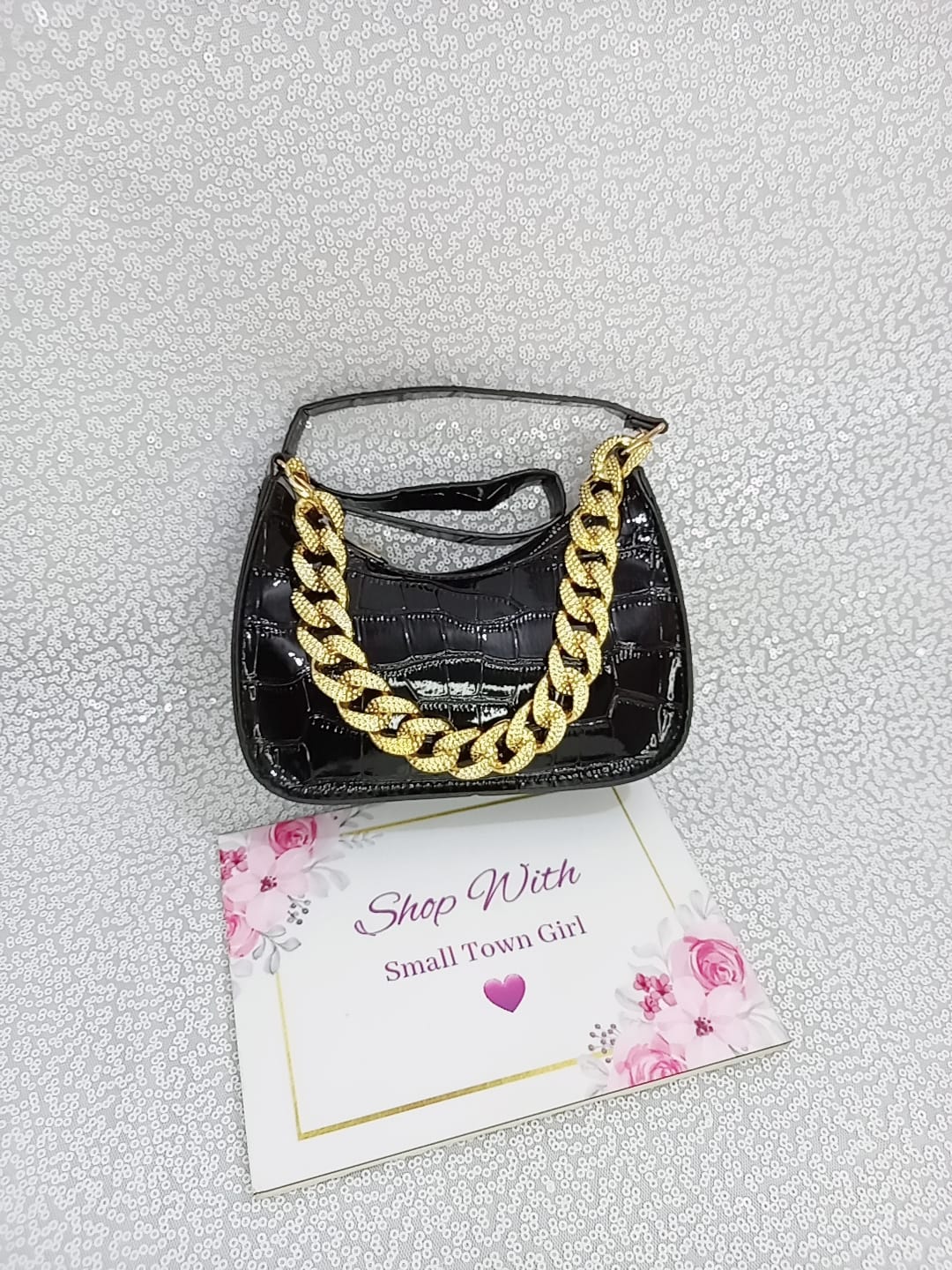 Small Square Tassel Bag (B110)