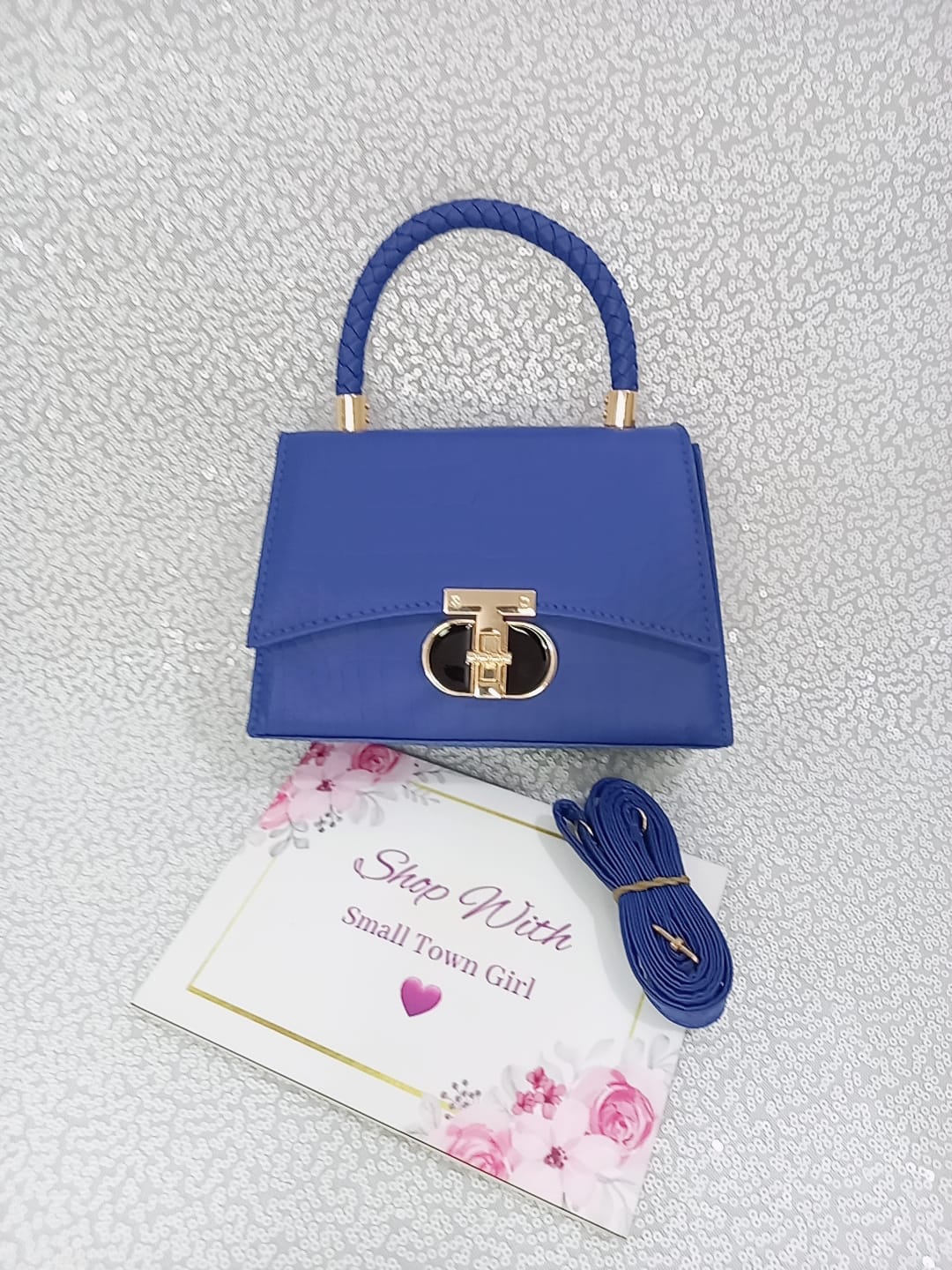Mate Self Crocodile Print Bag (B111)
