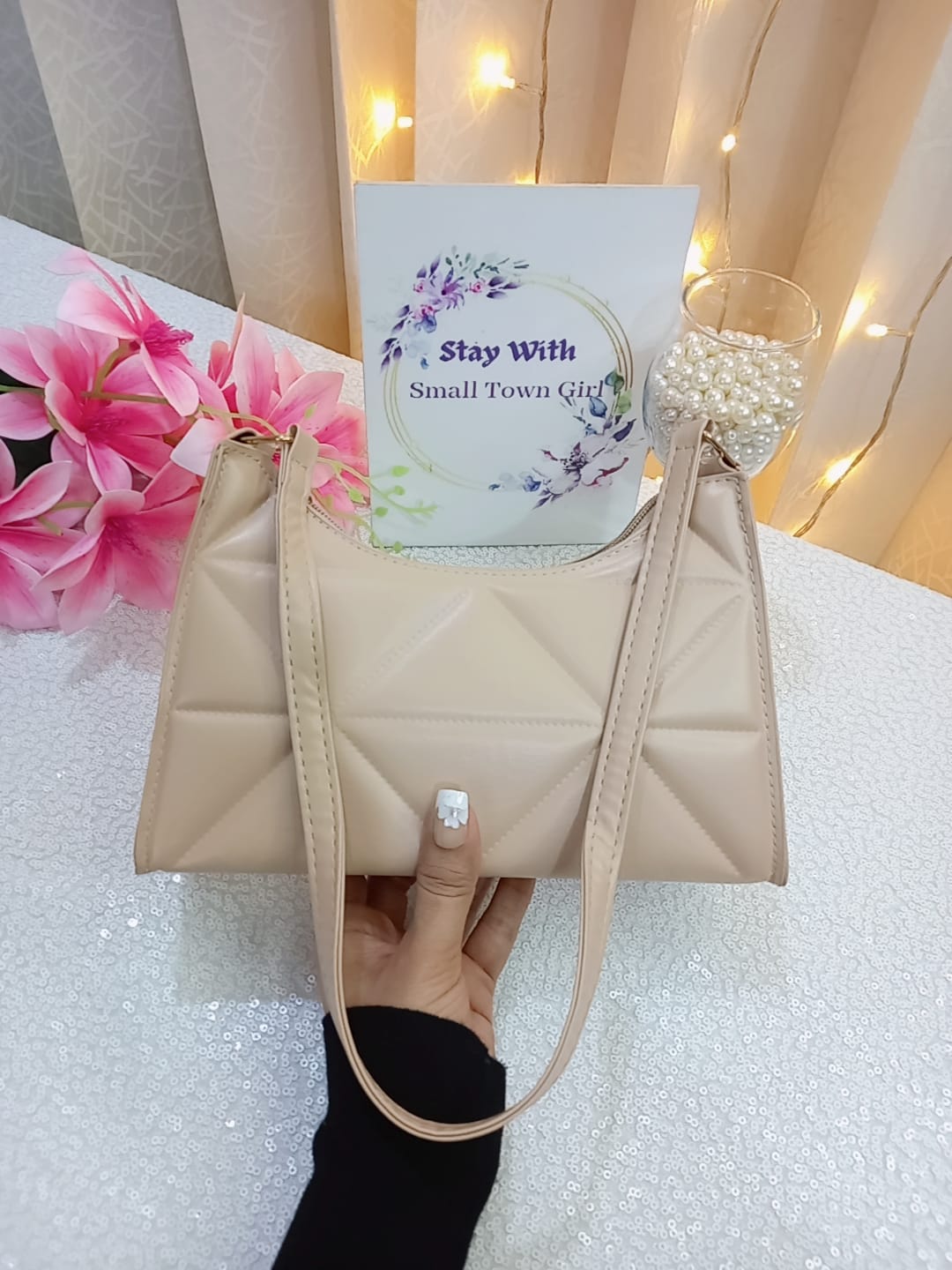 Simple Underarm Casual Handbag (B122)