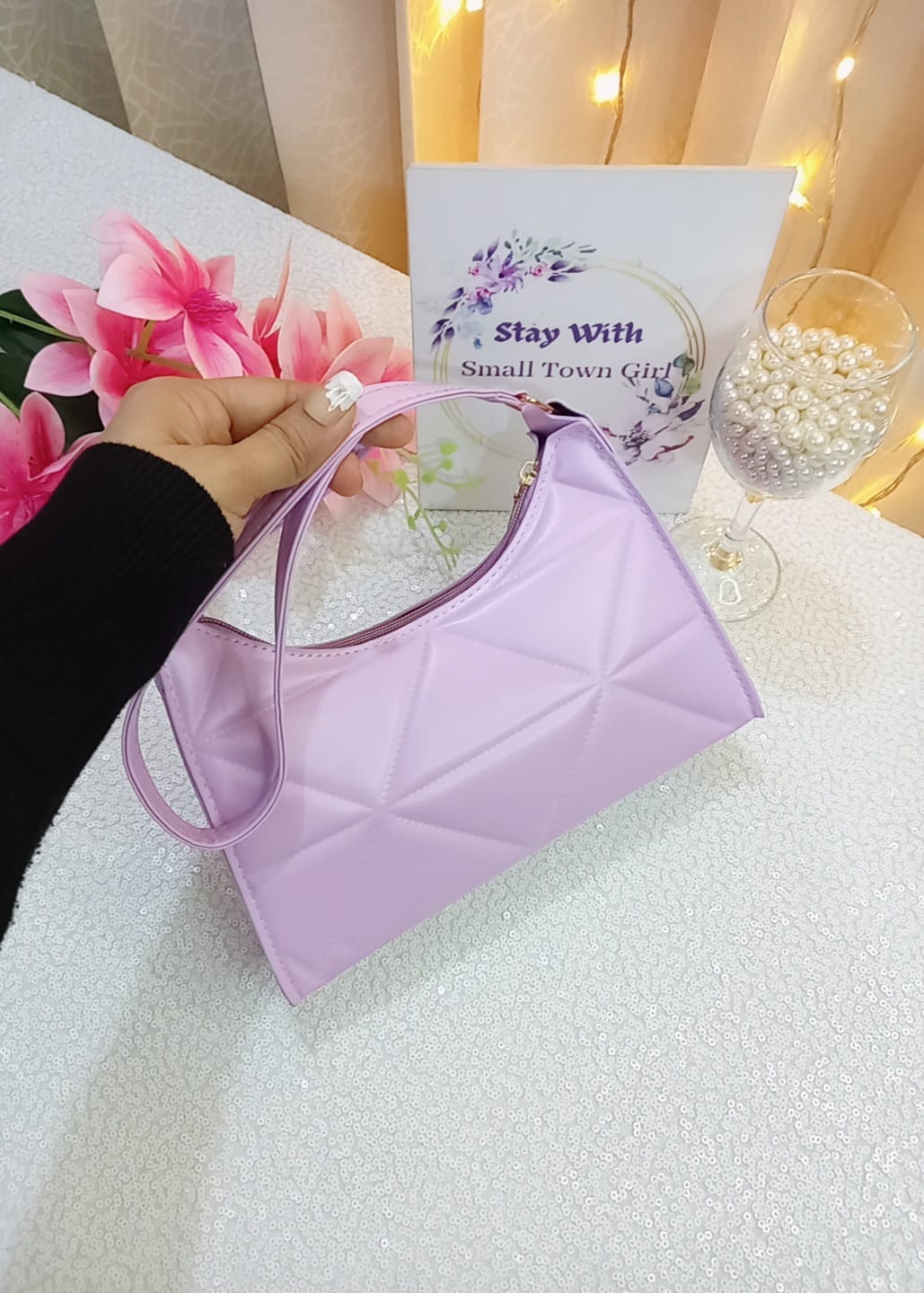 Simple Underarm Casual Handbag (B122)