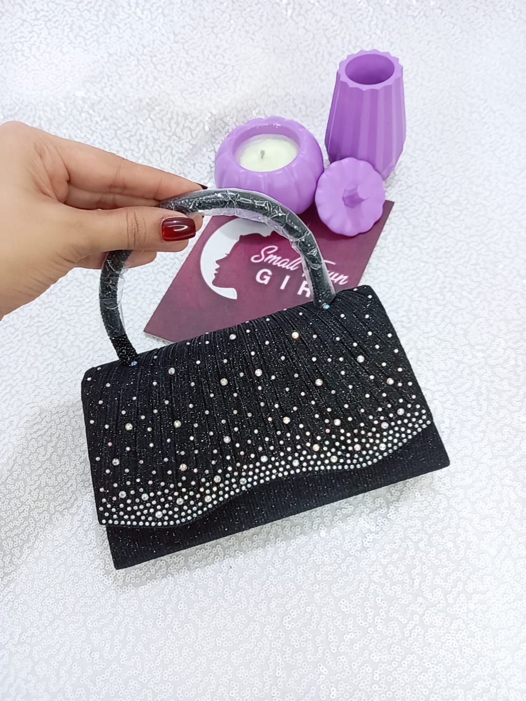 Party Stoned Handle Bag (B146)