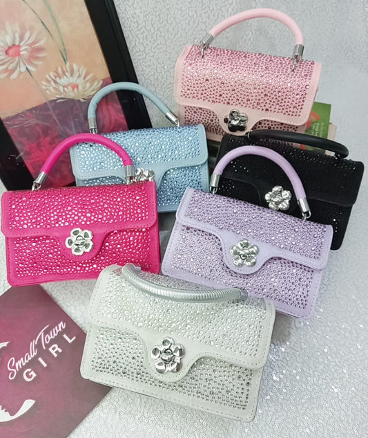 Modern PU Leather Mini Handbag – 6x8 Inch | Trendy Colors (B135)