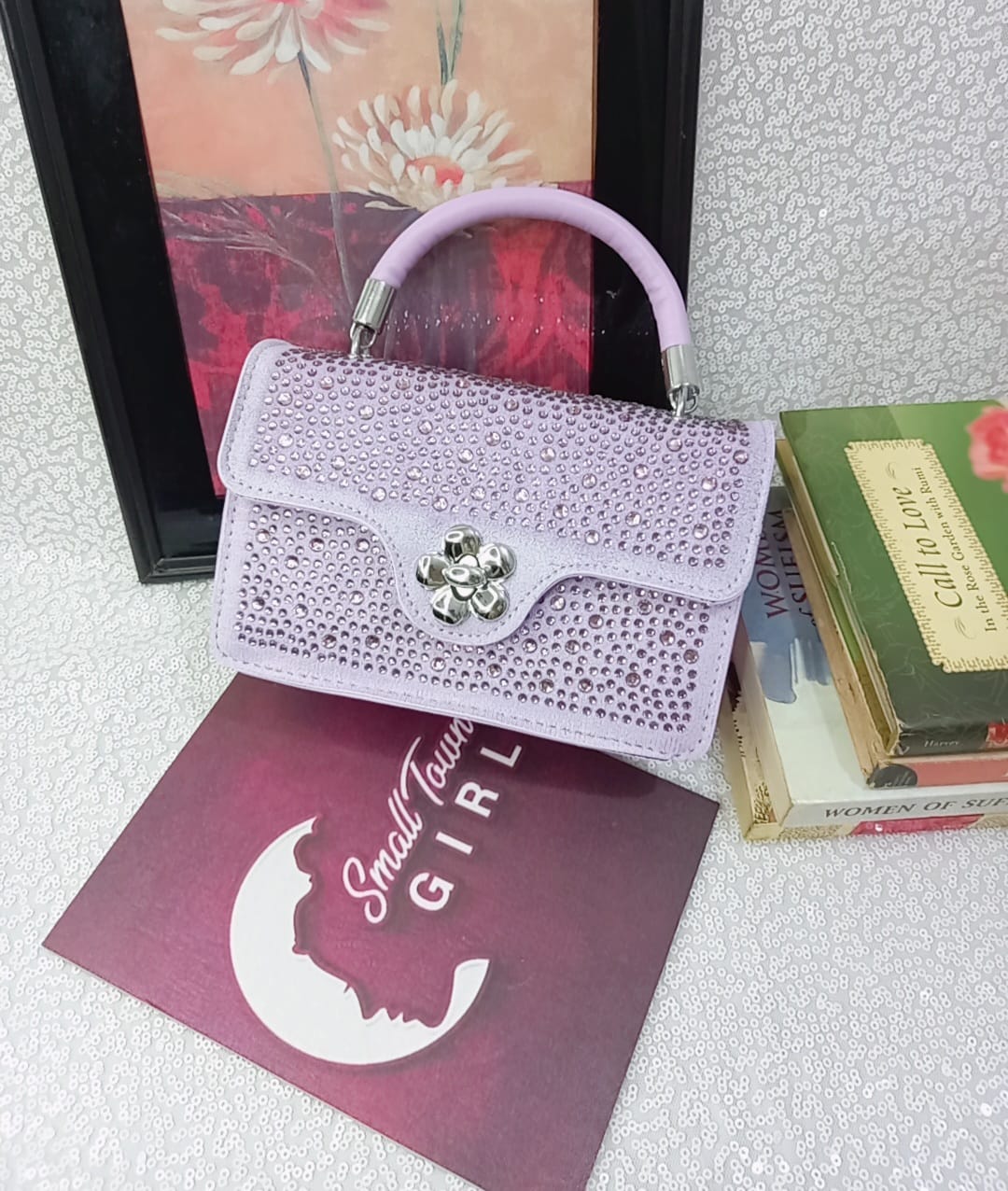 Modern PU Leather Mini Handbag – 6x8 Inch | Trendy Colors (B135)