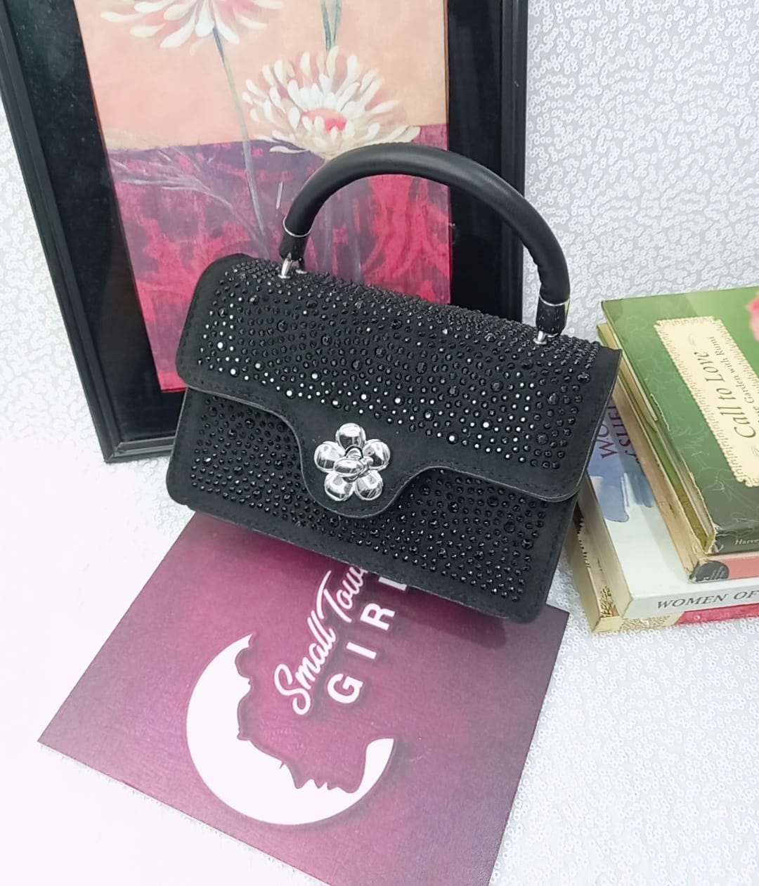Modern PU Leather Mini Handbag – 6x8 Inch | Trendy Colors (B135)