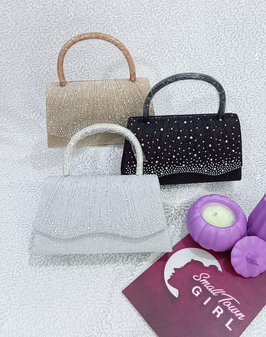 Party Stoned Handle Bag (B146)