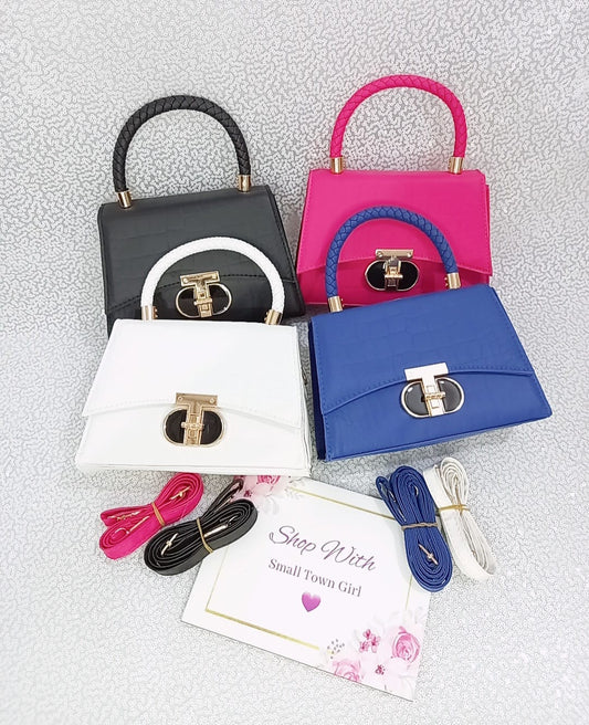 Mate Self Crocodile Print Bag (B111)