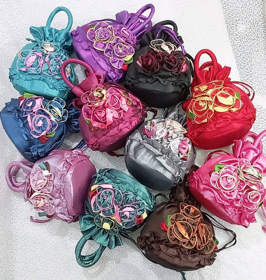 Silk Bucket Bag (B113)