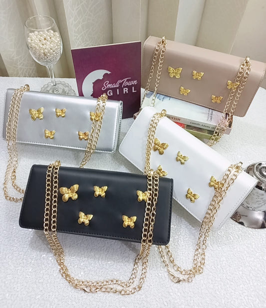 Metallic Butterfly Bag (B119)