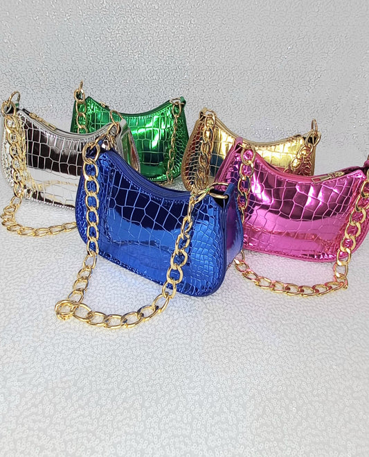 Metal Belt Glossy Colors (B131)