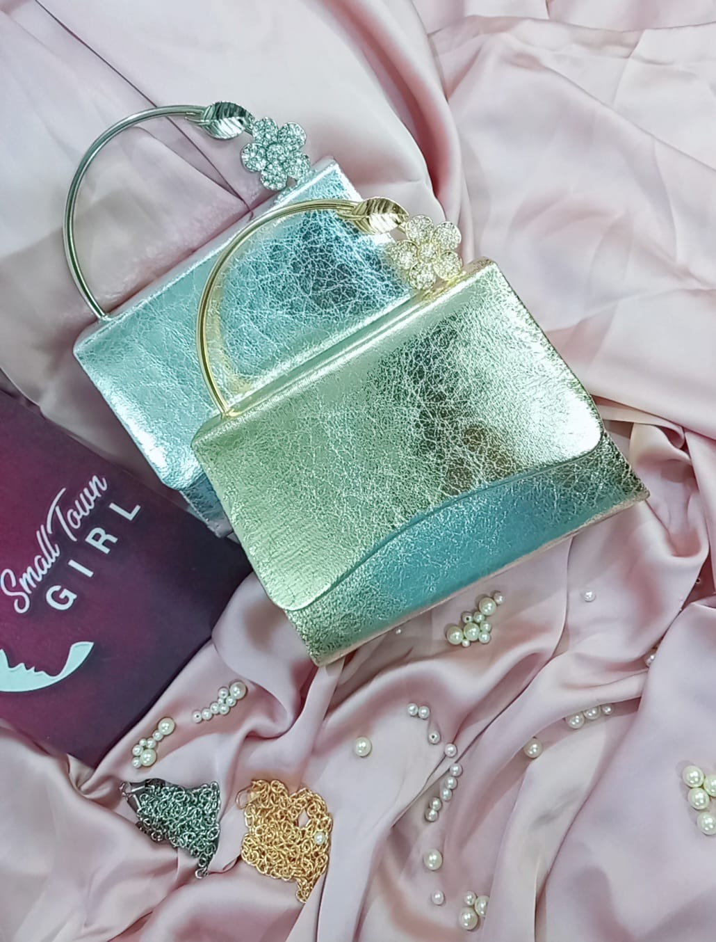 Foil Marble Texture Party Bag (B143)