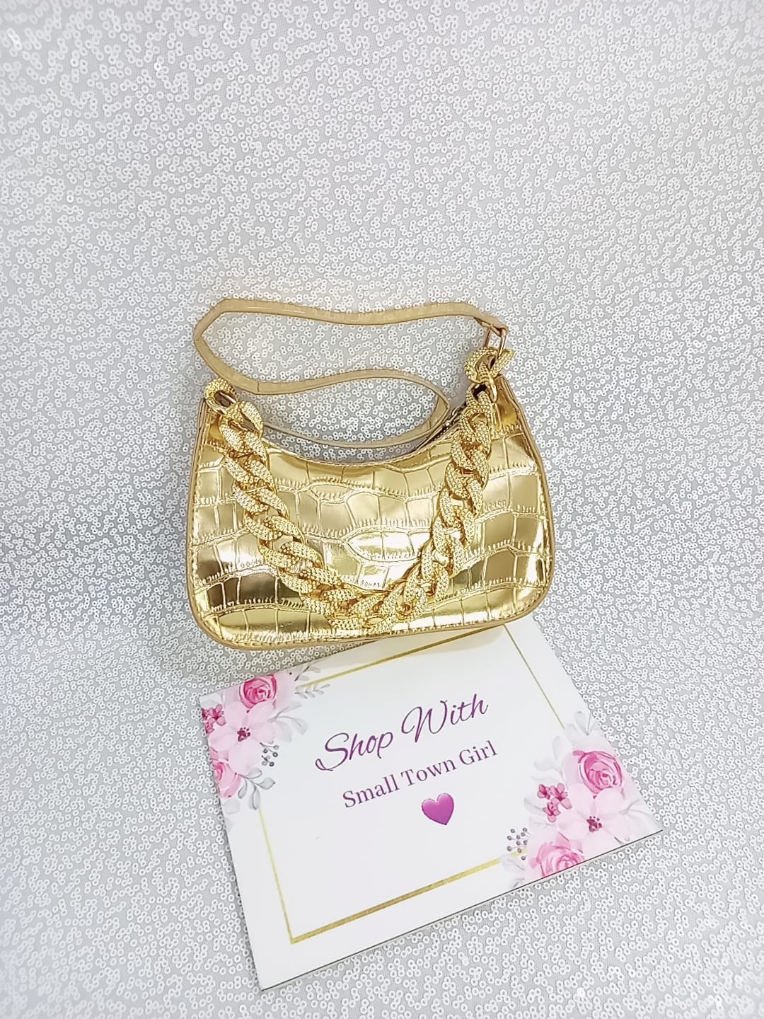 Small Square Tassel Bag (B110)