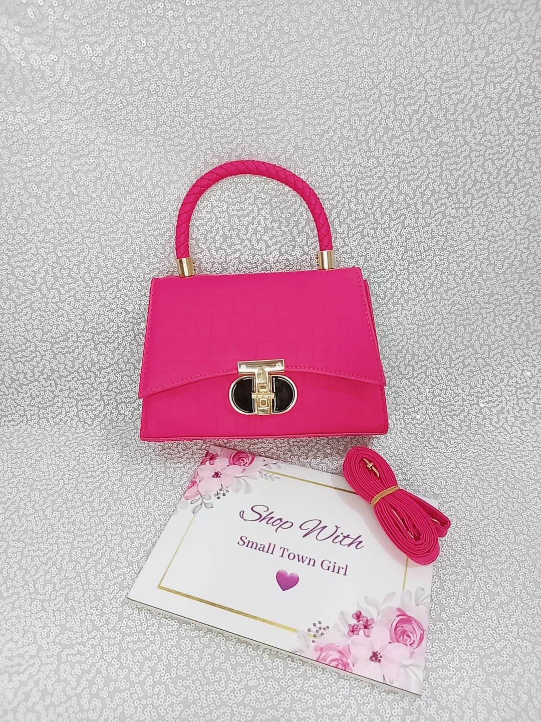 Mate Self Crocodile Print Bag (B111)