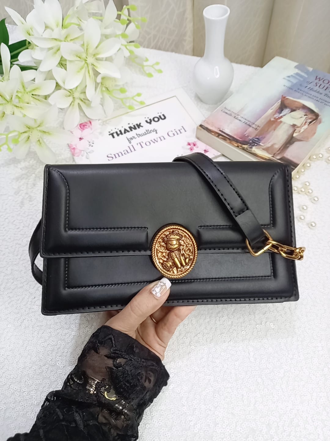 Antique Embellishment Design Bag (B121)
