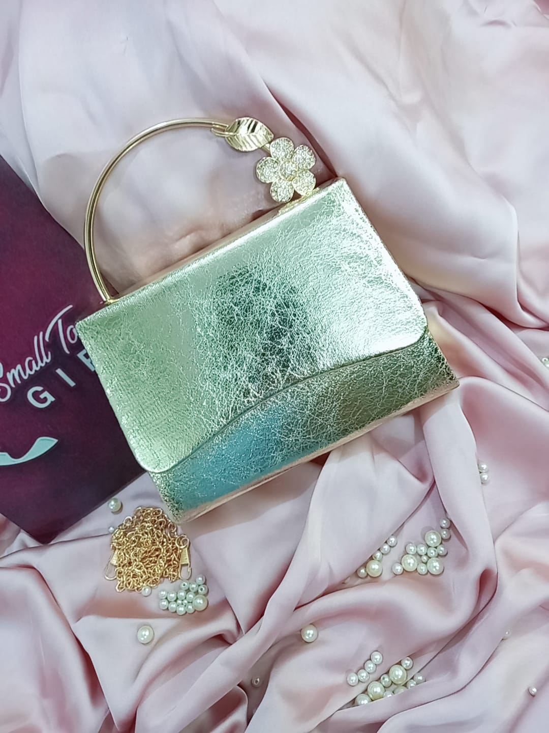 Foil Marble Texture Party Bag (B143)